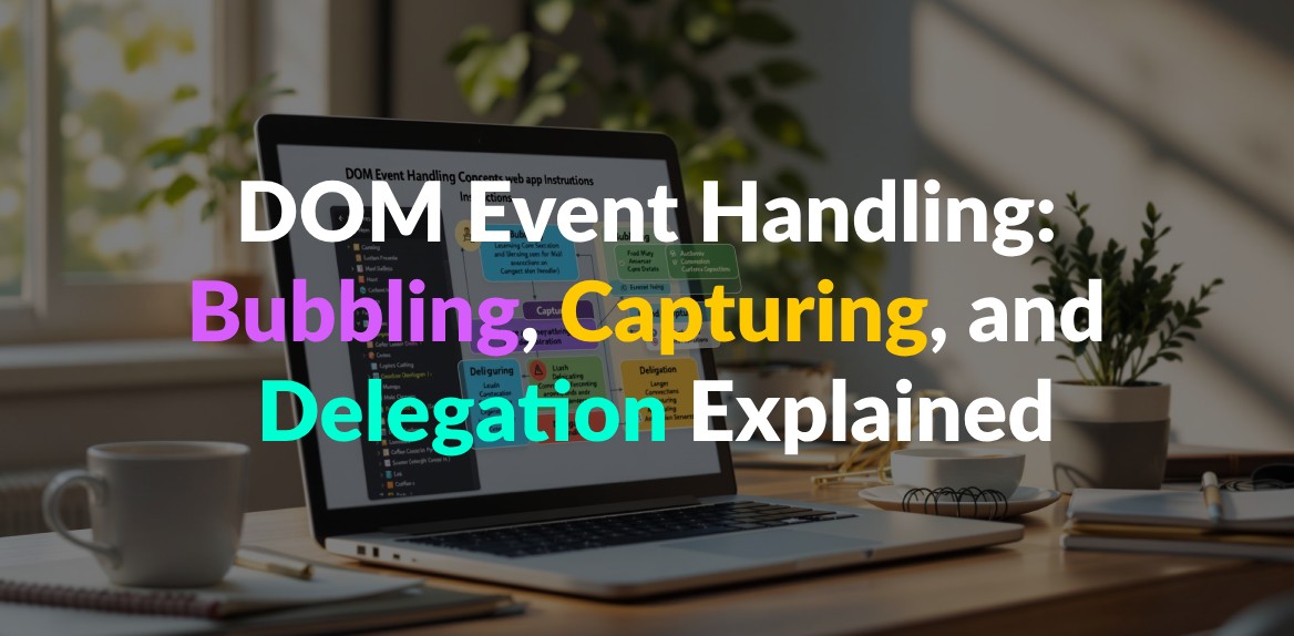 DOM Event Handling: Bubbling, Capturing, and Delegation Explained