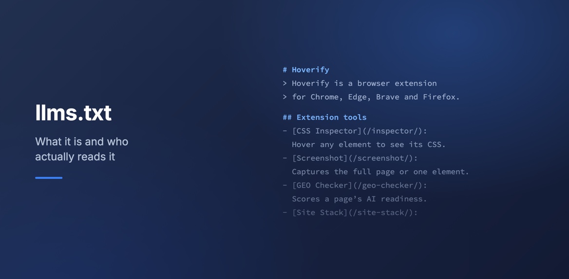 llms.txt: What It Is and Who Actually Reads It
