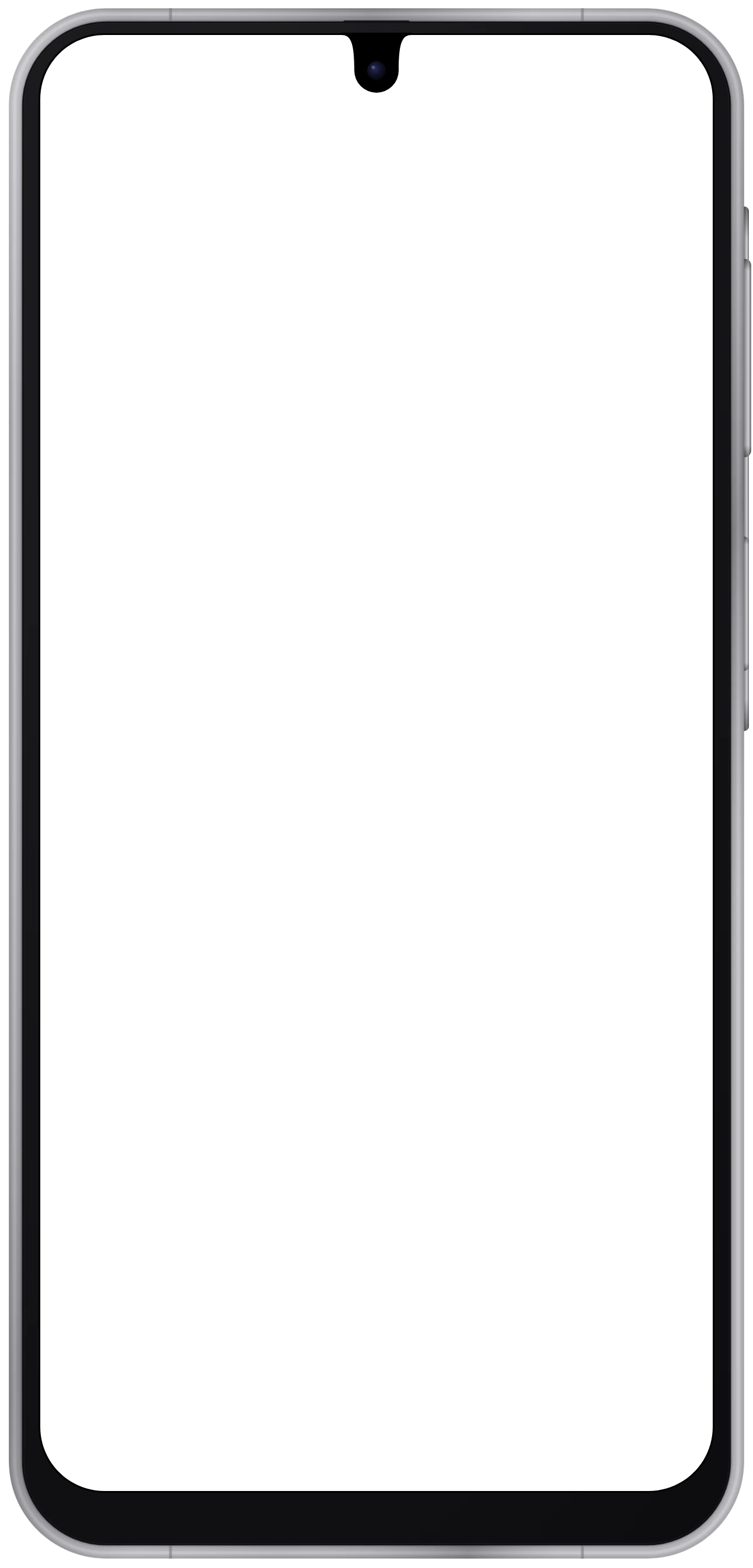 Galaxy A17 5G frame in Gray