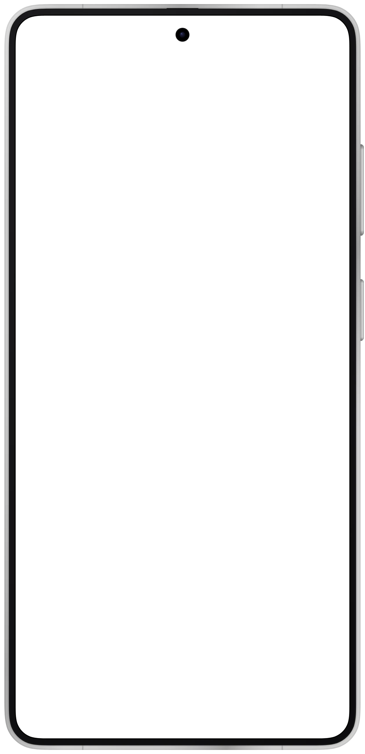 Galaxy S26 Ultra frame in White