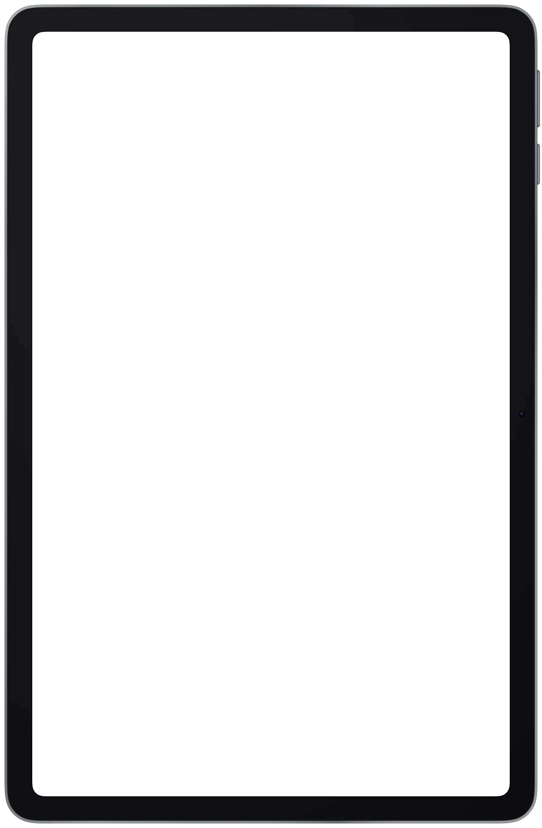Galaxy Tab S11 device frame in Gray