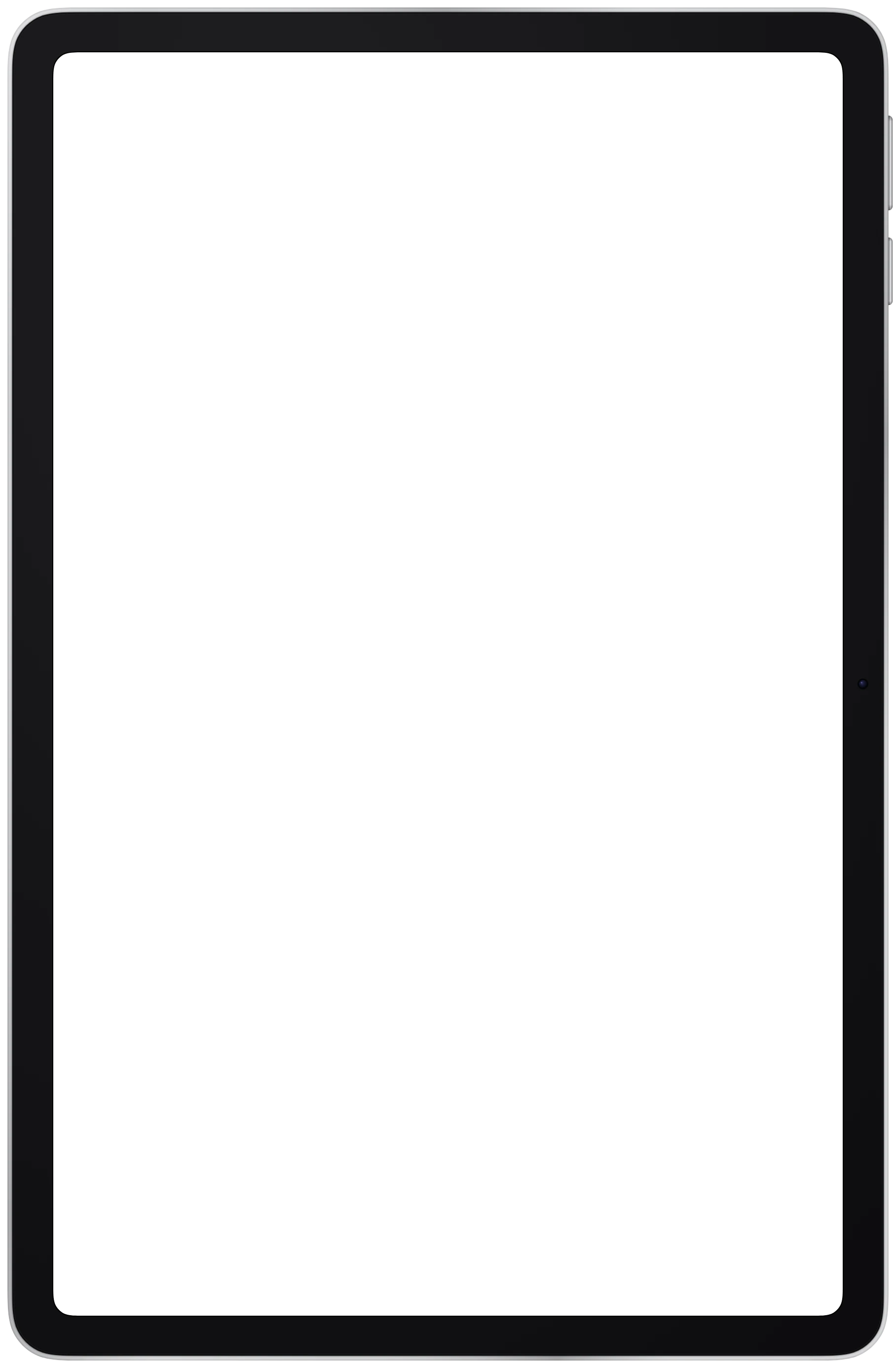 Galaxy Tab S11 frame in Silver