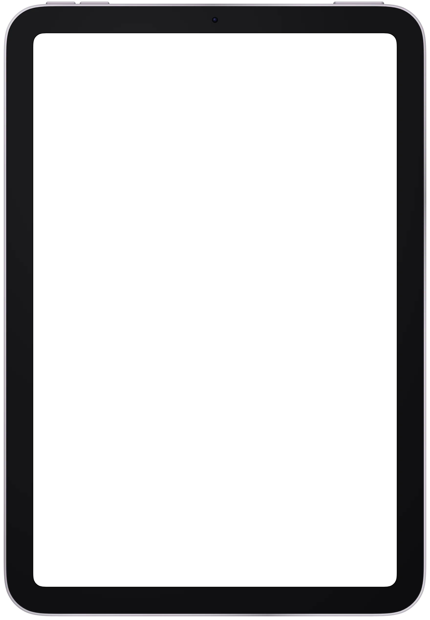 iPad mini (A17 Pro) frame in Purple