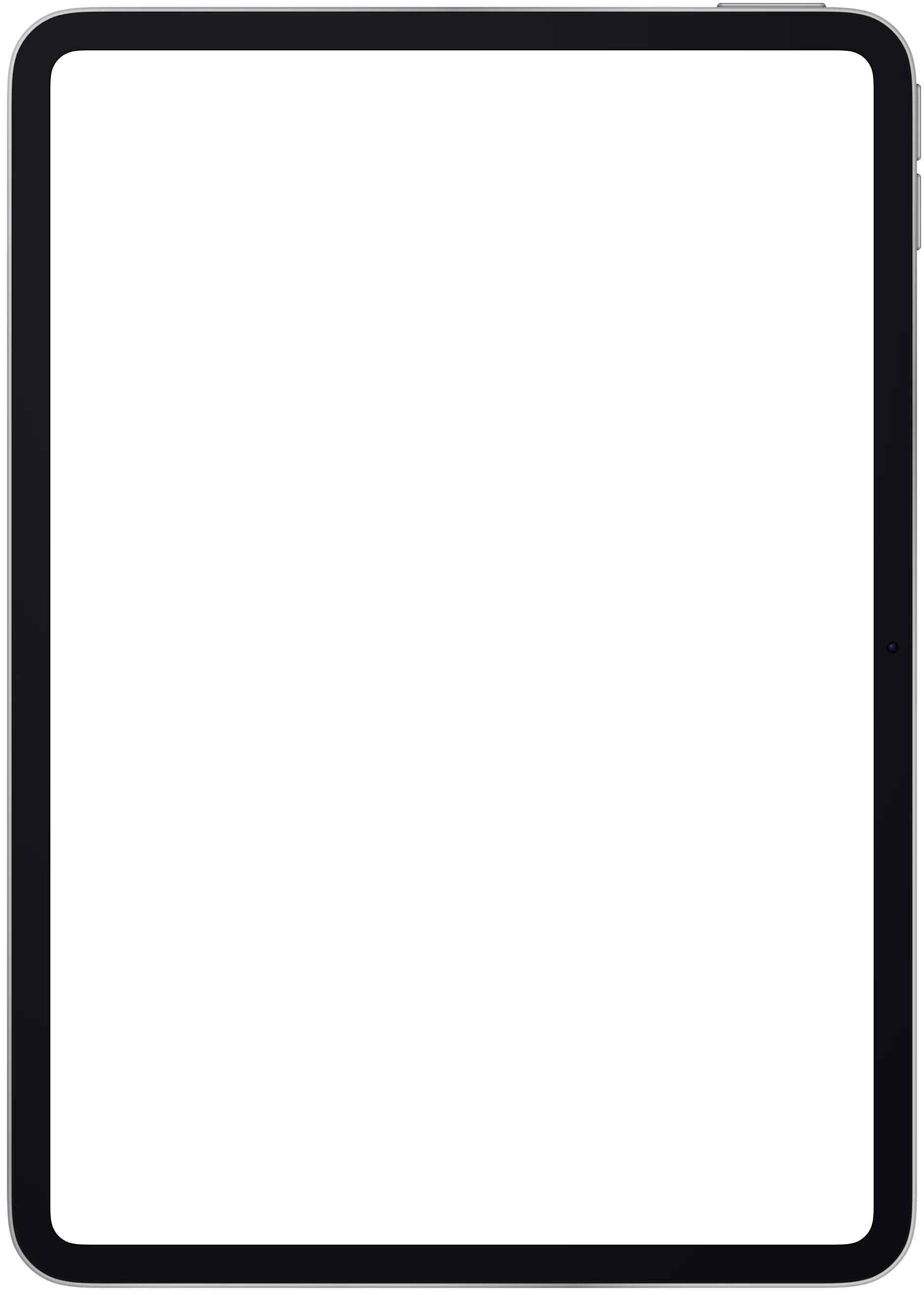 iPad Pro 11" (M5) frame in Silver