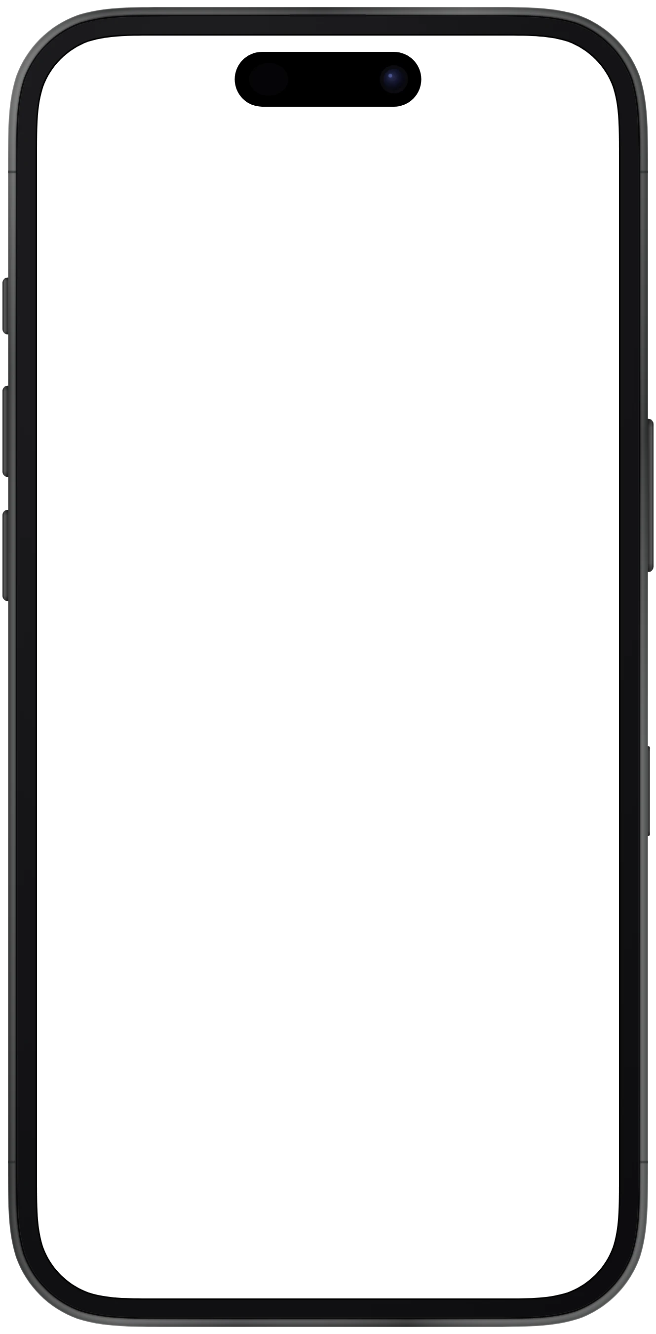 iPhone 16 device frame in Black