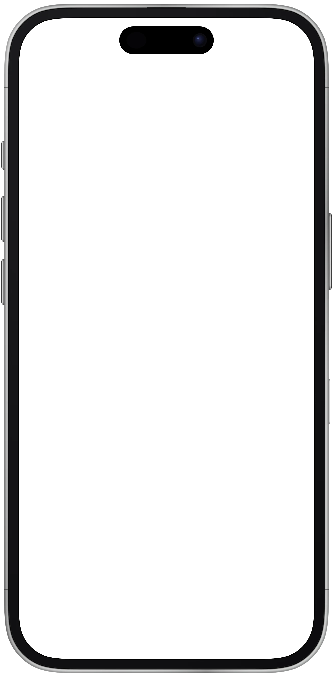 iPhone 16 frame in White