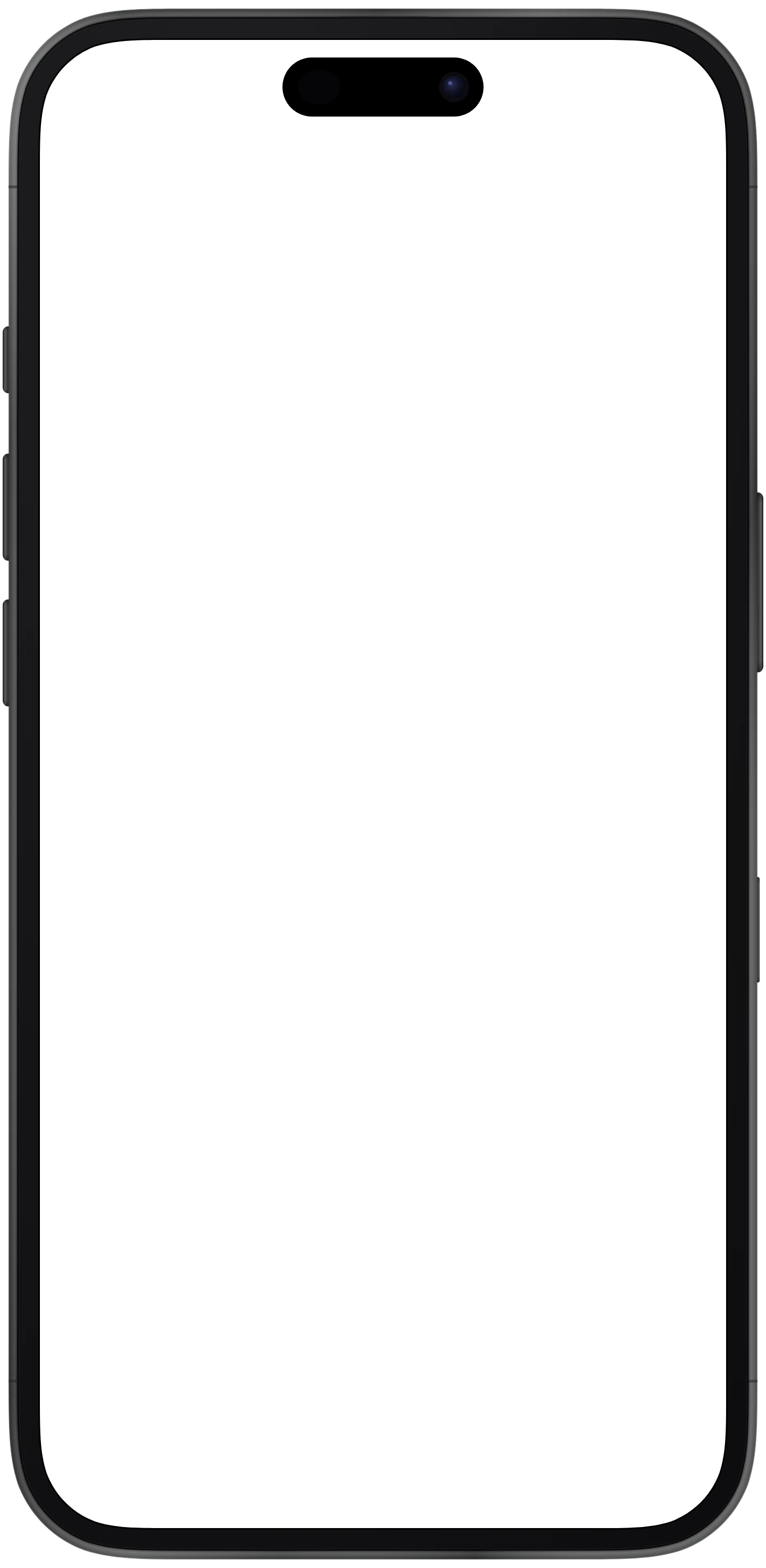 iPhone 16 Plus device frame in Black