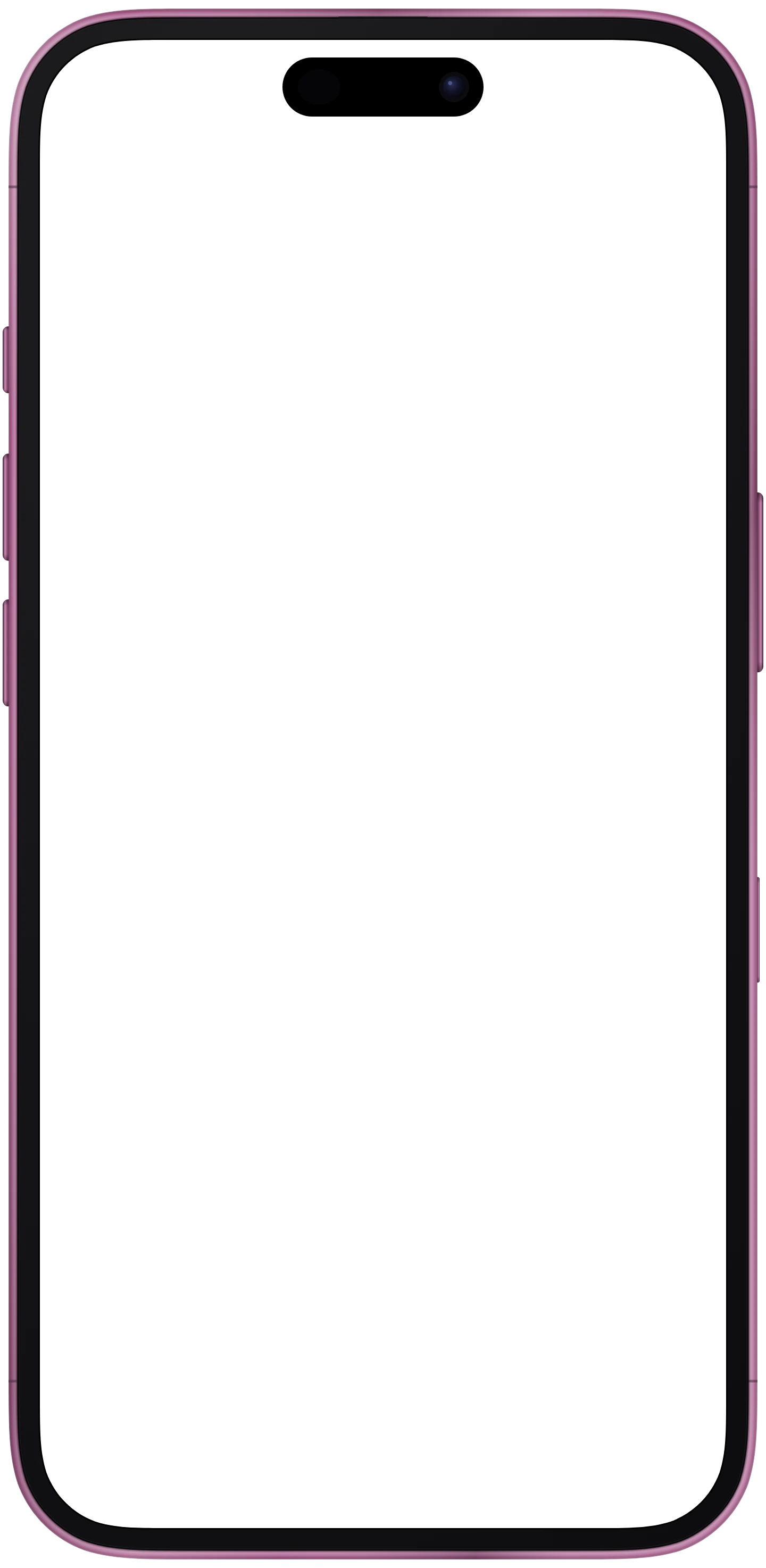 iPhone 16 Plus frame in Pink