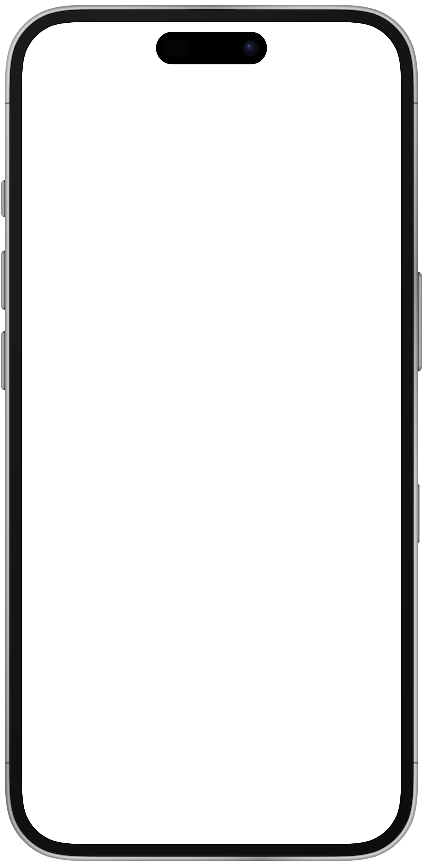 iPhone 16 Plus frame in White