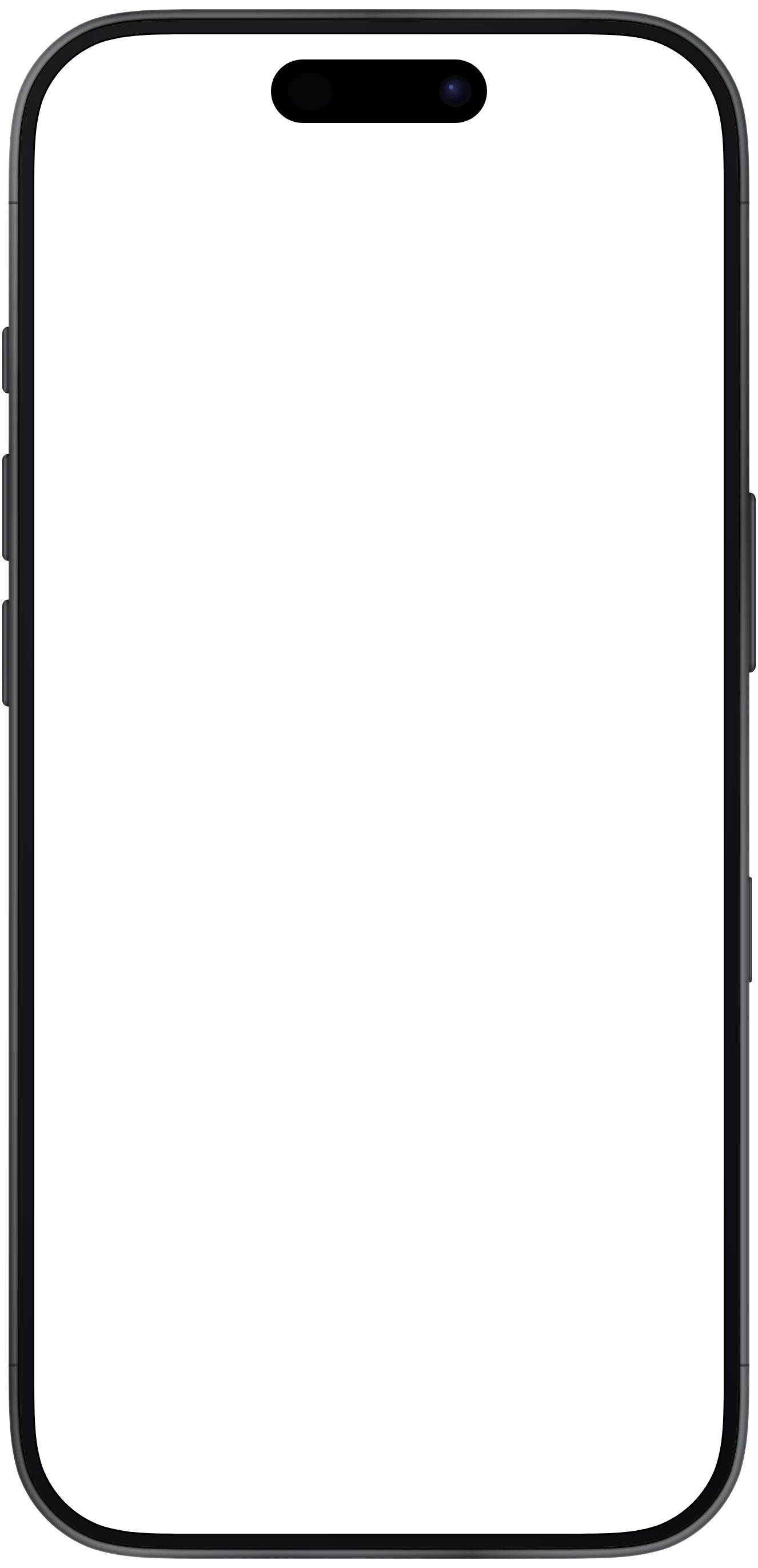 iPhone 17 device frame in Black