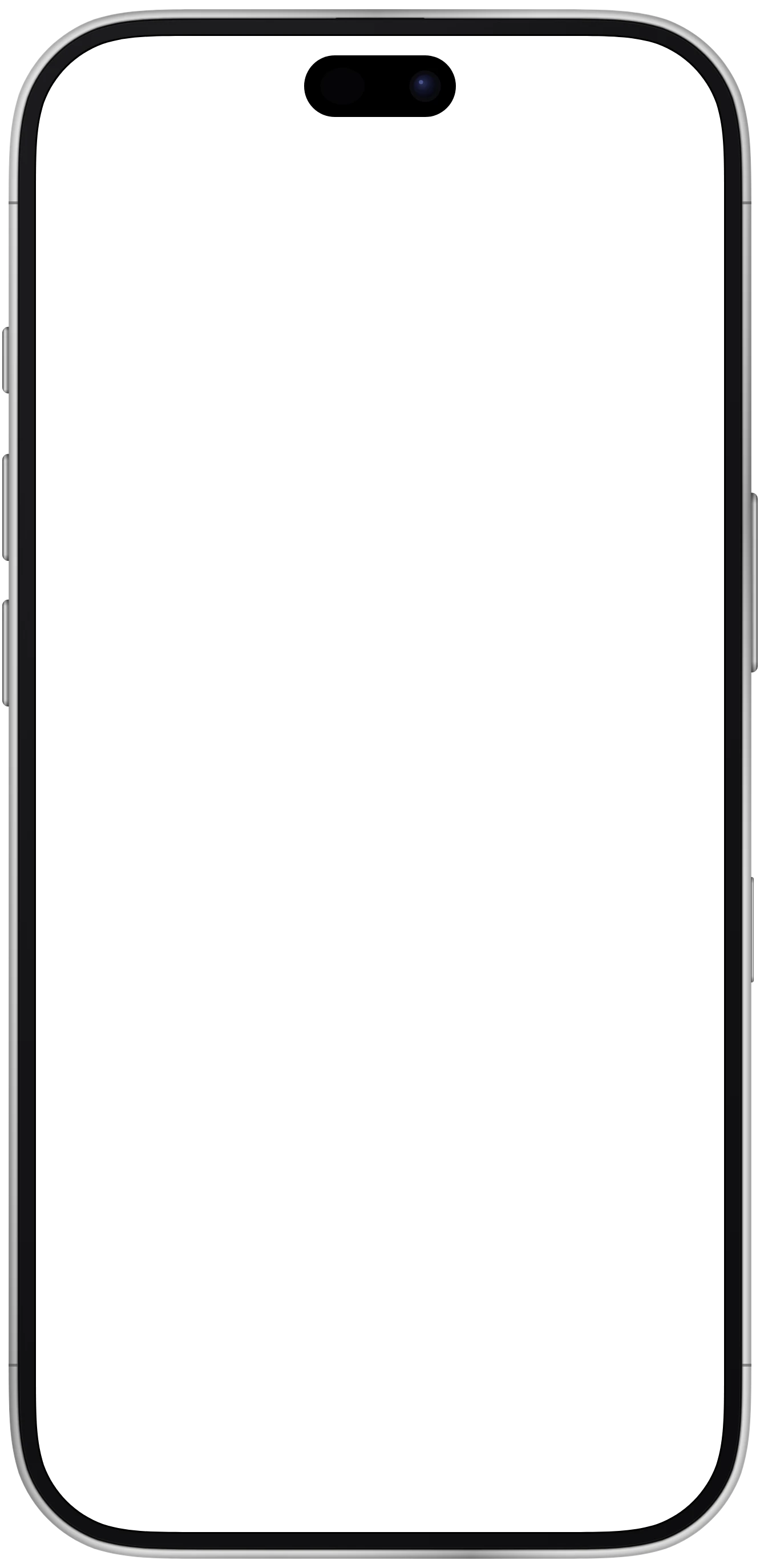 iPhone 18 Pro frame in Silver