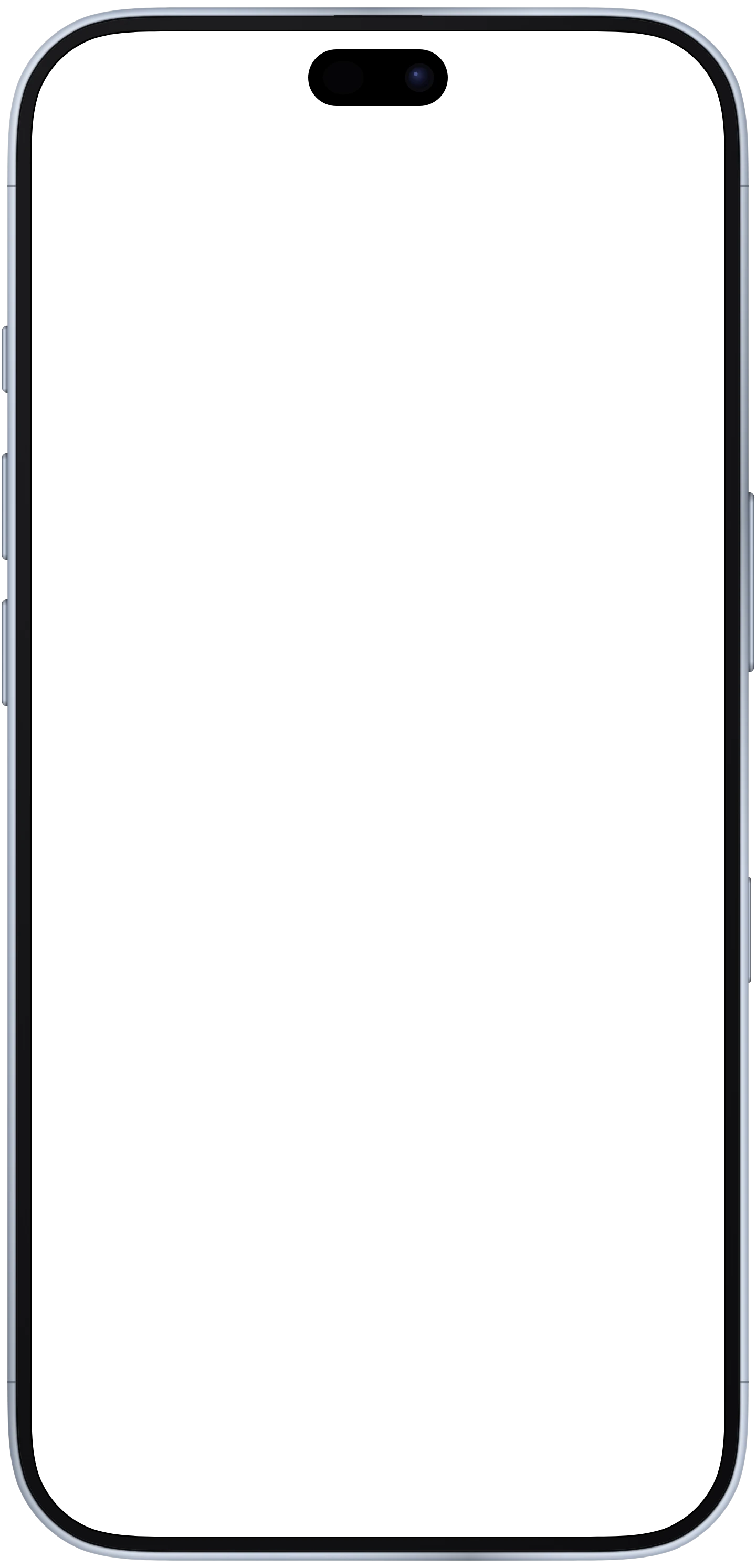 iPhone 18 Pro Max frame in Glacier