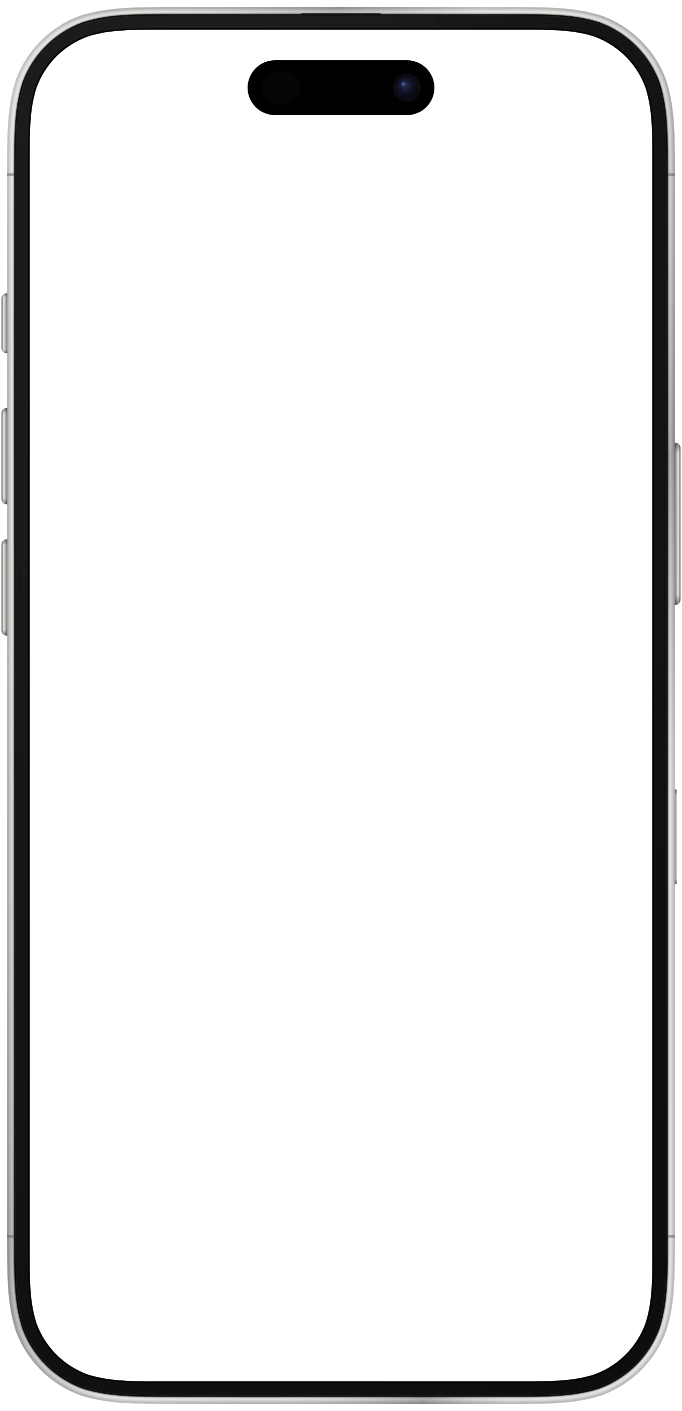 iPhone Air frame in Cloud White