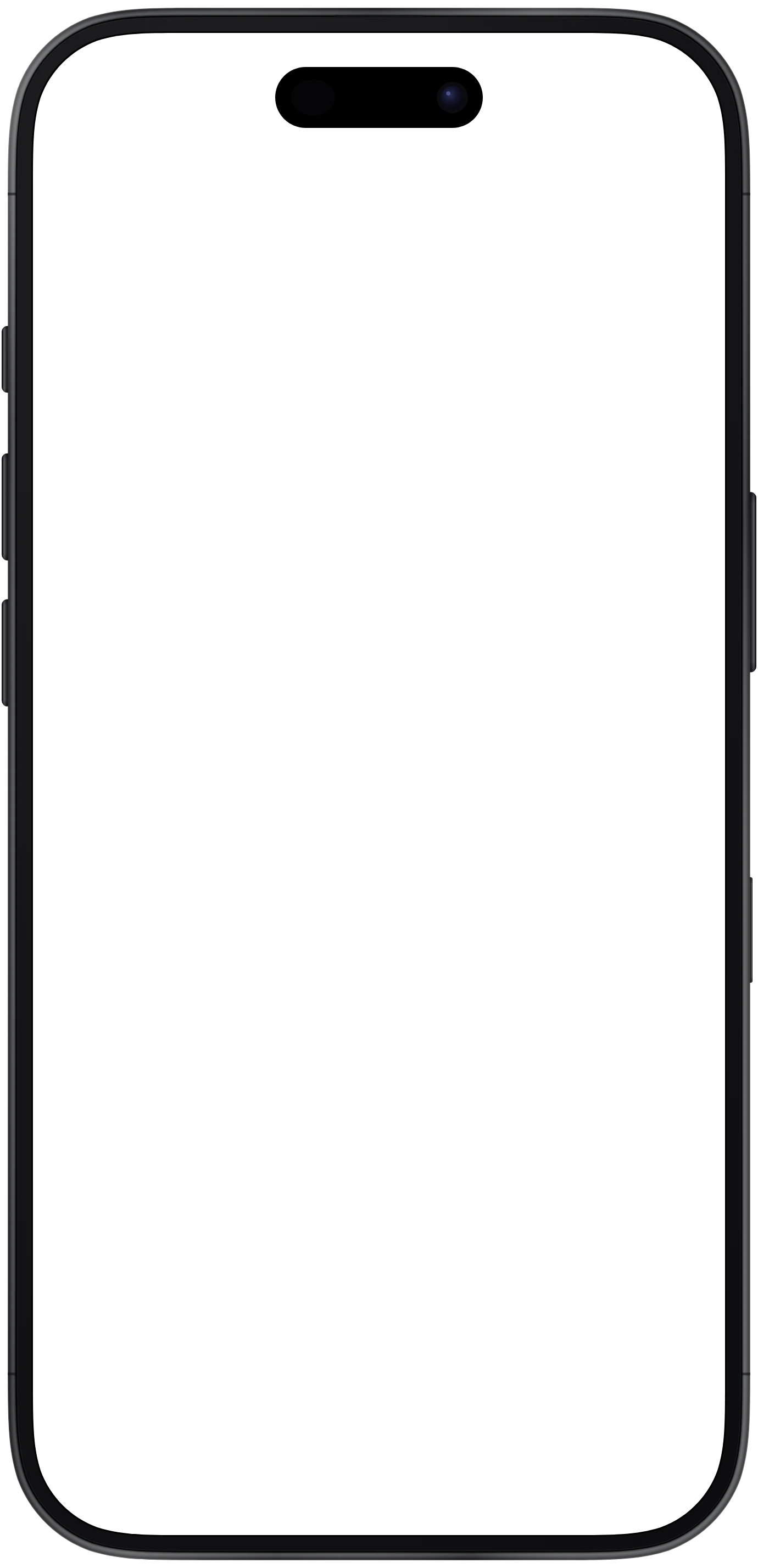iPhone Air device frame in Space Black