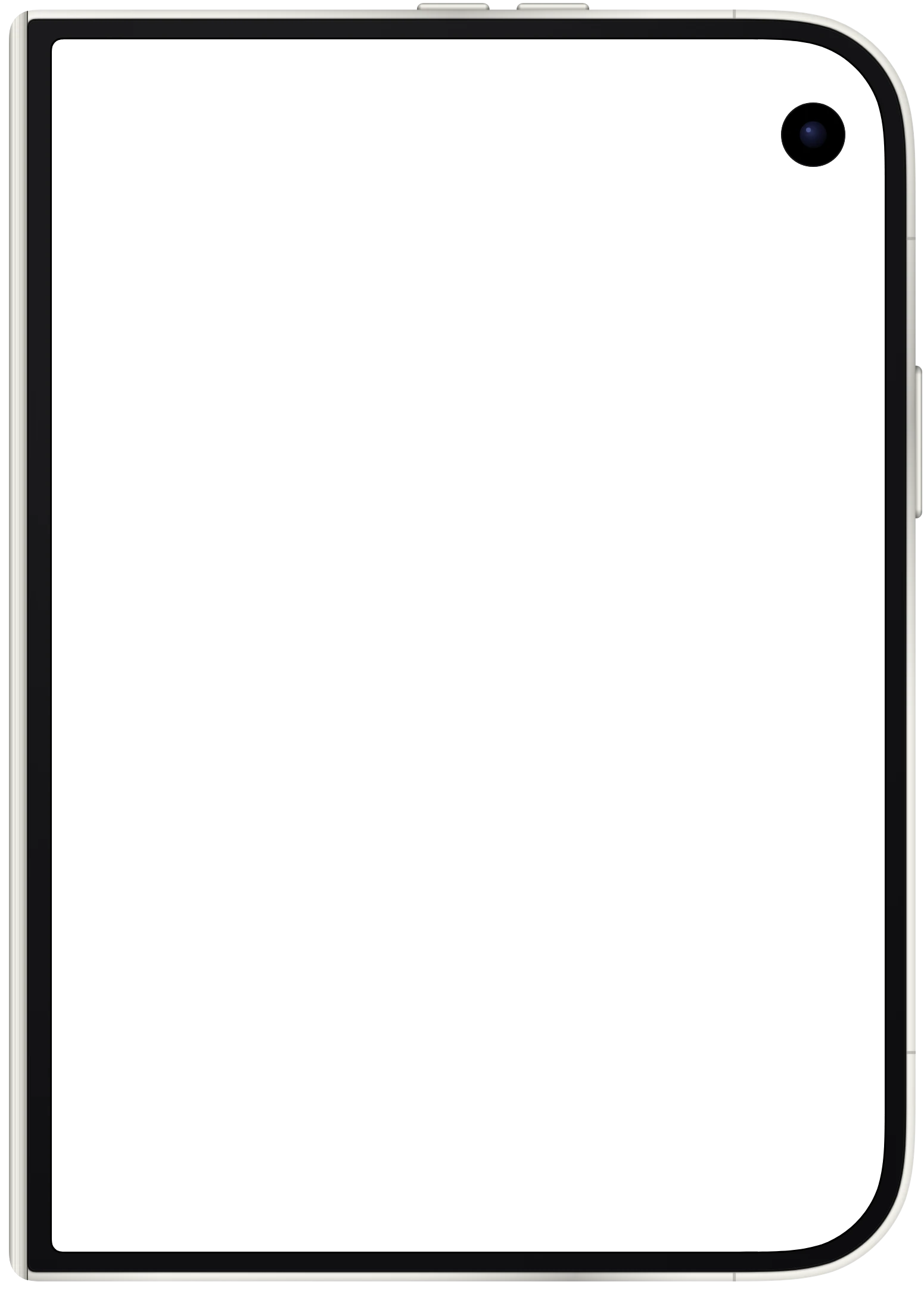 iPhone Duo closed frame in Star White