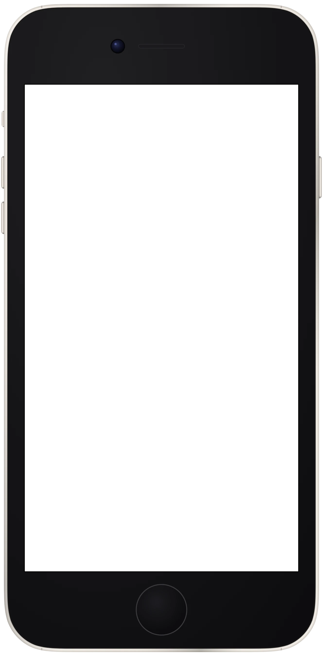 iPhone SE (3rd generation) frame in Starlight