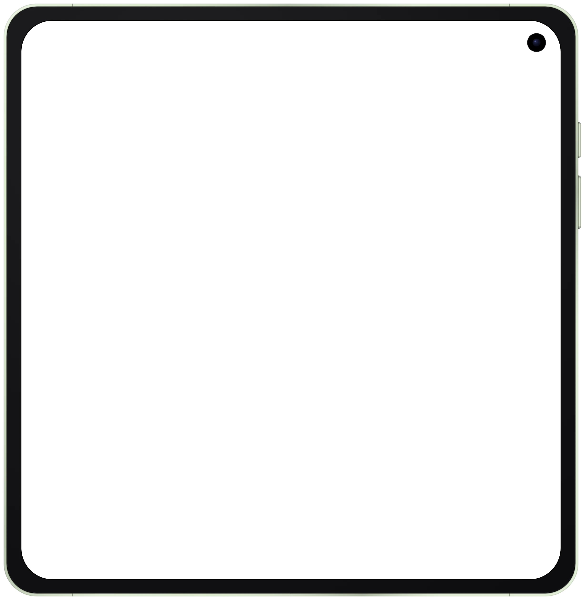 Pixel 10 Pro Fold open frame in Jade